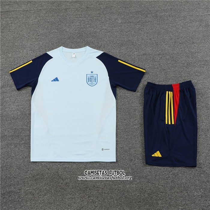 Chandal del Espana Manga Corta 202023/2024 Azul - Pantalon Corto